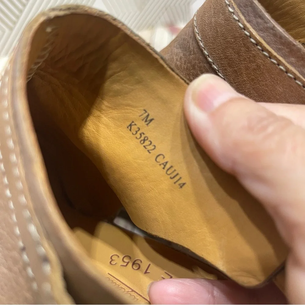 Kork Ease Nero taupe Leather Wrapped Wedge‎ 7 L1